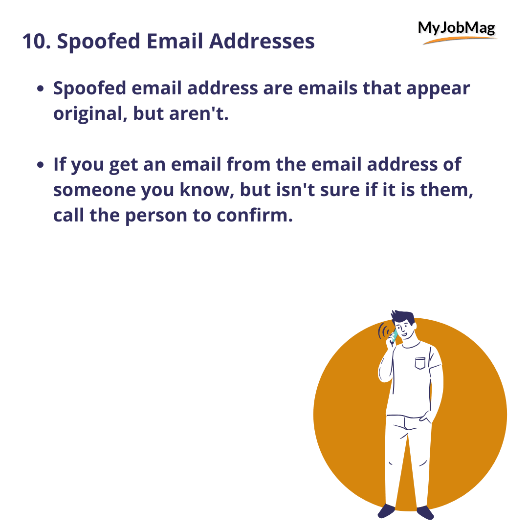 Spoofed Email Addresses