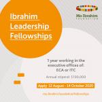 Mo Ibrahim Foundation Academy Fellowship 2021