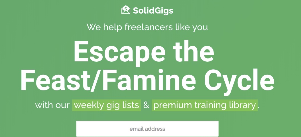 Solid gigs freelance jobs