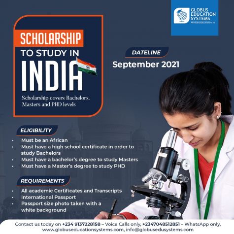 Fully Funded Scholarship at Bahra University, India