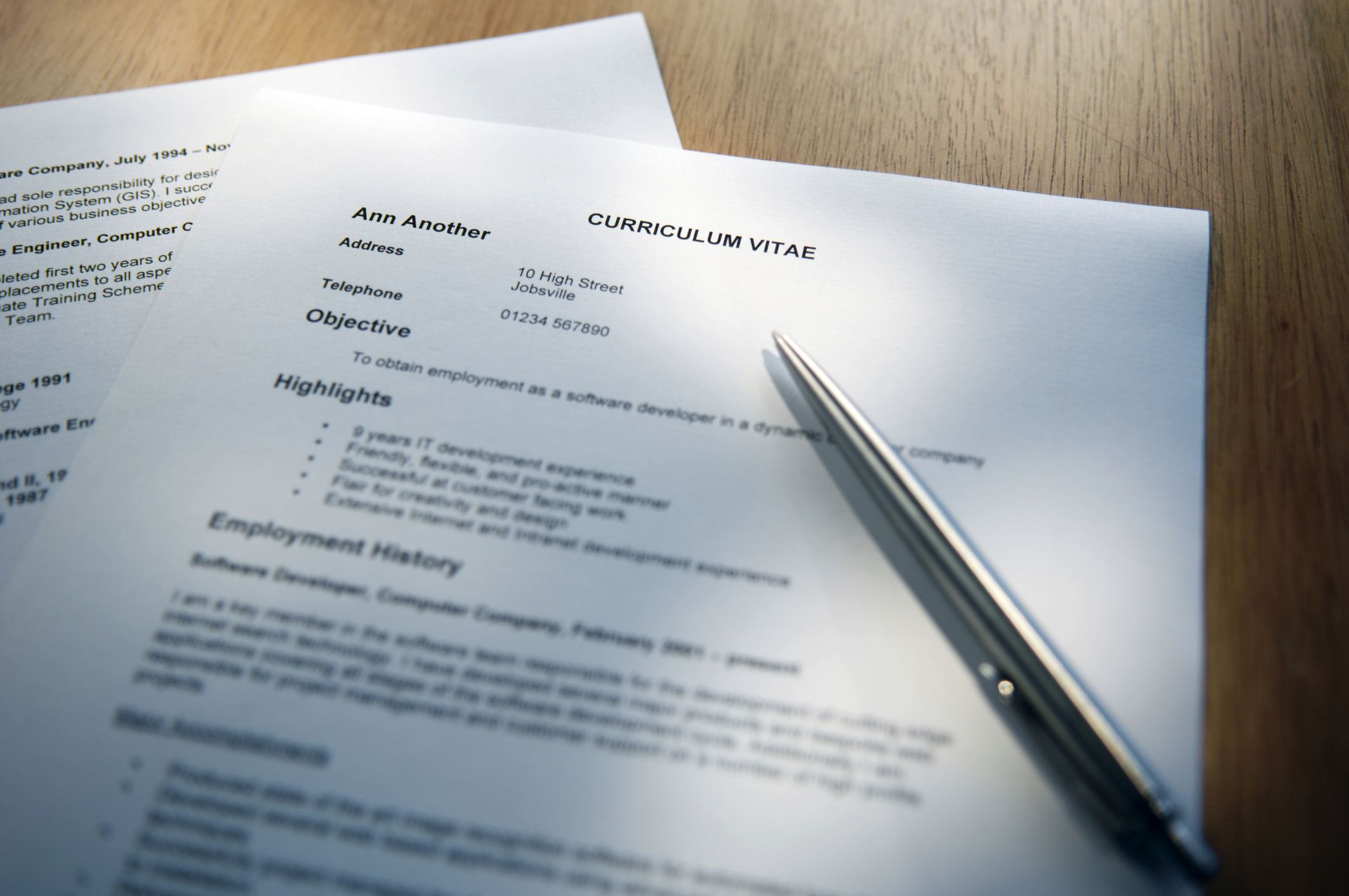 10 Reasons Why Your CV is Being Dumped