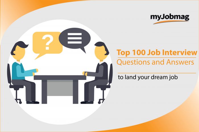 Top 100 Common Interview Question and How to Answer Them | MyJobMag