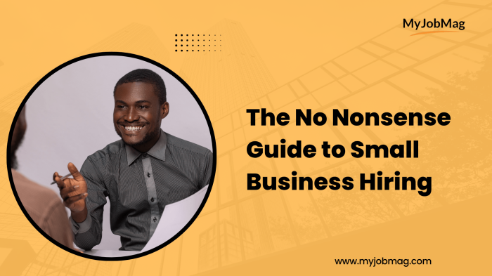 The No Nonsense Guide to Small Business Hiring
