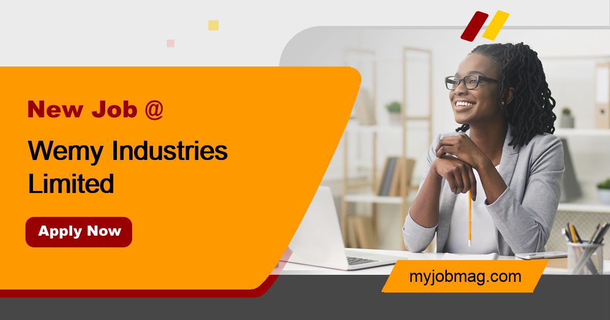 Job: Materials Planning Manager at Wemy Industries Limited