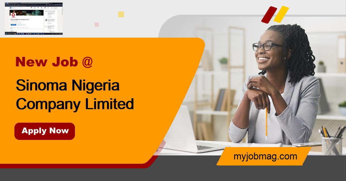 Mechanical Design Engineer at Sinoma Nigeria Company Limited February